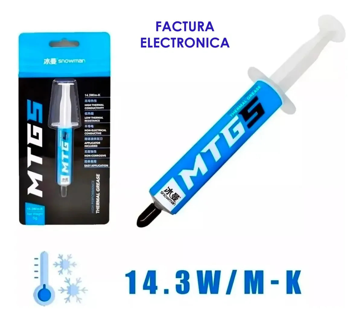 Pasta Termica Disipadora Mtg5 Alta Conductividad 5gr