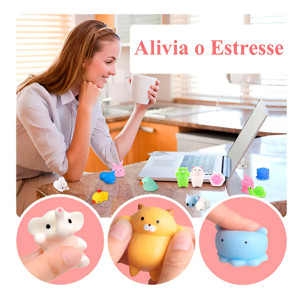 Things Nerd Variado 12 mascotas blandas de mochi para exprimir los squishies