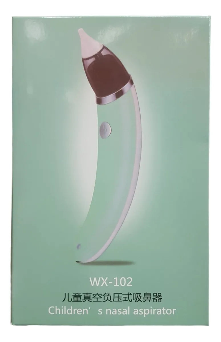 Aspirador Nasal Para Bebés Limpiador Eléctrico De Nariz Colo Verde Claro