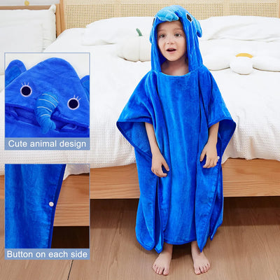 Michley Toalla De Bebe Con Capucha, Poncho De Bano De Playa