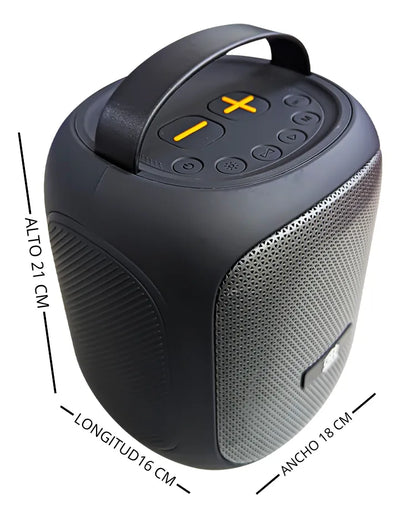 Parlante Bluetooth Gh 25w Color Negro