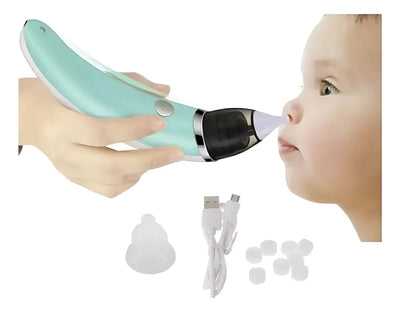 Aspirador Nasal Eléctrico Saca Moco Bebe Aspirador Nasal Niñ Color Amarillo