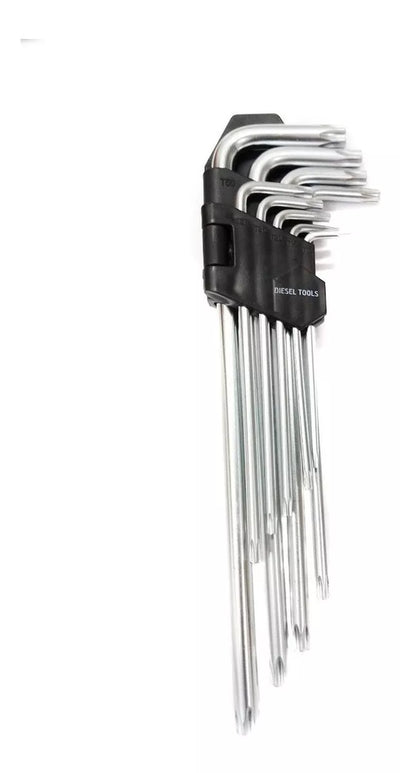 Super Kit Juego De Llaves Torx 9 Piezas