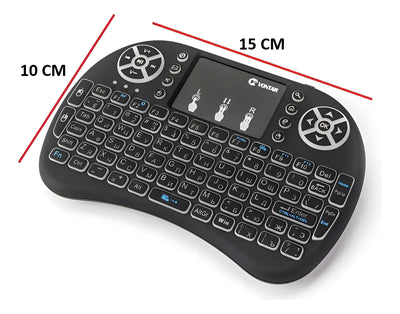 Mini teclado de control Wifi con panel táctil LED