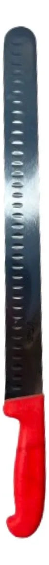 Cuchillo Fileteador Trento 14 Pulgadas Con Capsulas De Aire Rojo