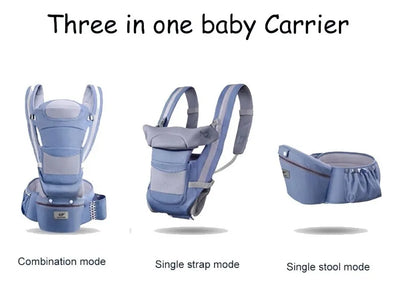 Cargador Canguro Para Bebe Niño Y Niña Jonebel Color Azul Oscuro Algodón Talla M
