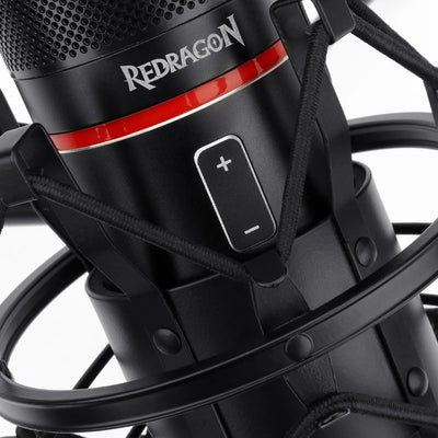 Micrófono Redragon BLAZAR GM300 Condensador Cardioide color negroS