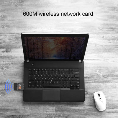 Antena Wifi Doble Banda 600 Mbps 2.4g 5g Adaptador Usb 5 Ghz