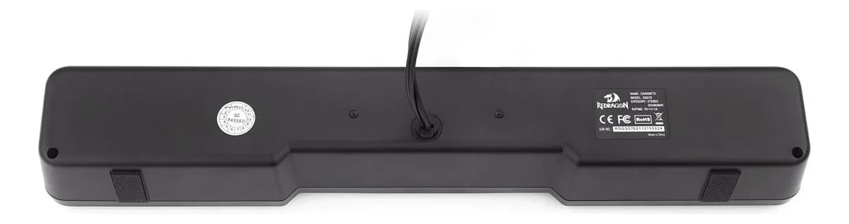 Altavoz Redragon Darknets Gs570 Rgb con barra de sonido, color negro