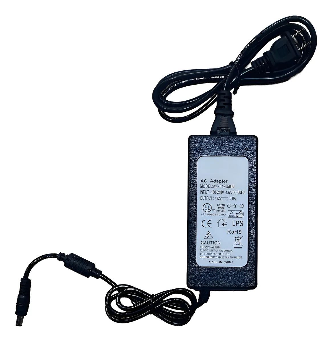 Fuente De Poder 12v 5 Amp Negro
