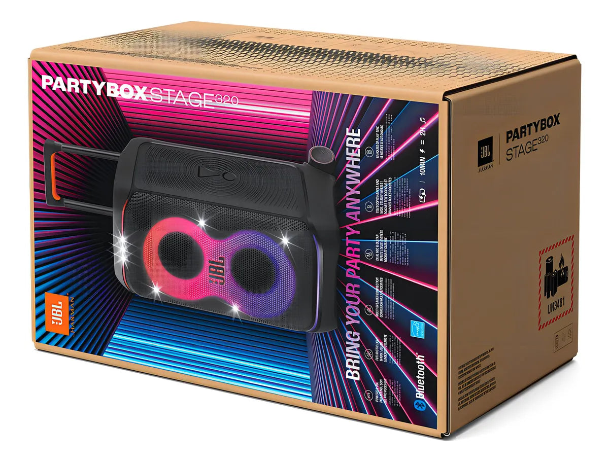Parlante Jbl Partybox Stage 320bt Negro