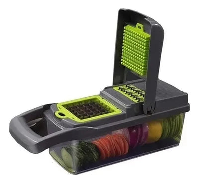 Cortador De Verduras - Multi Picador Vegetales Gris Oscuro
