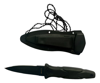 Cuchillo Táctico Smith & Wesson Daga Acero Inox. 9cm Negro