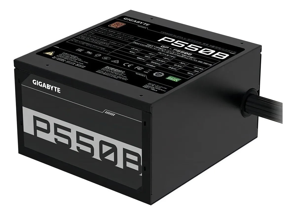 Fuente de poder para PC Gigabyte GP-P550B 550W black