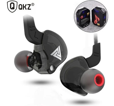 Fone de ouvido in-ear sem fio QKZ Audio AK6 AK6 negro
