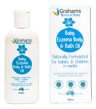 Grahams Natural Aceite Corporal Y De Baño Para Eccema Para.