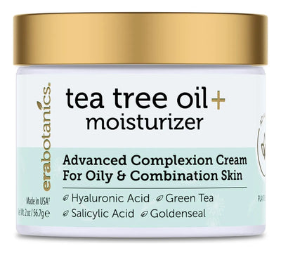 Crema Hidratante Era Organics Tea Tree Para Piel Grasa 7x