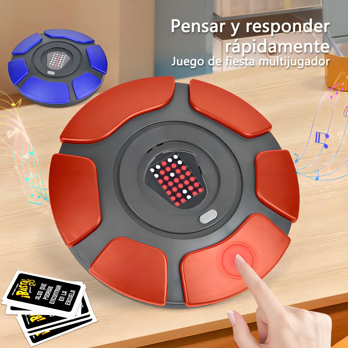 Juego De Mesa Basta Versión 2.0 Viral Interactivo Tablero Electrónica En Español, Para Pensar Rápida, Juego De Palabras De Ritmo Rápido, Juego Familiares, Fiestas Y Entretenimiento