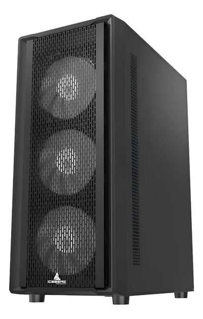 Chasis Gamer Iceberg Flow C Dark Edition X6 Fans Negros Negro