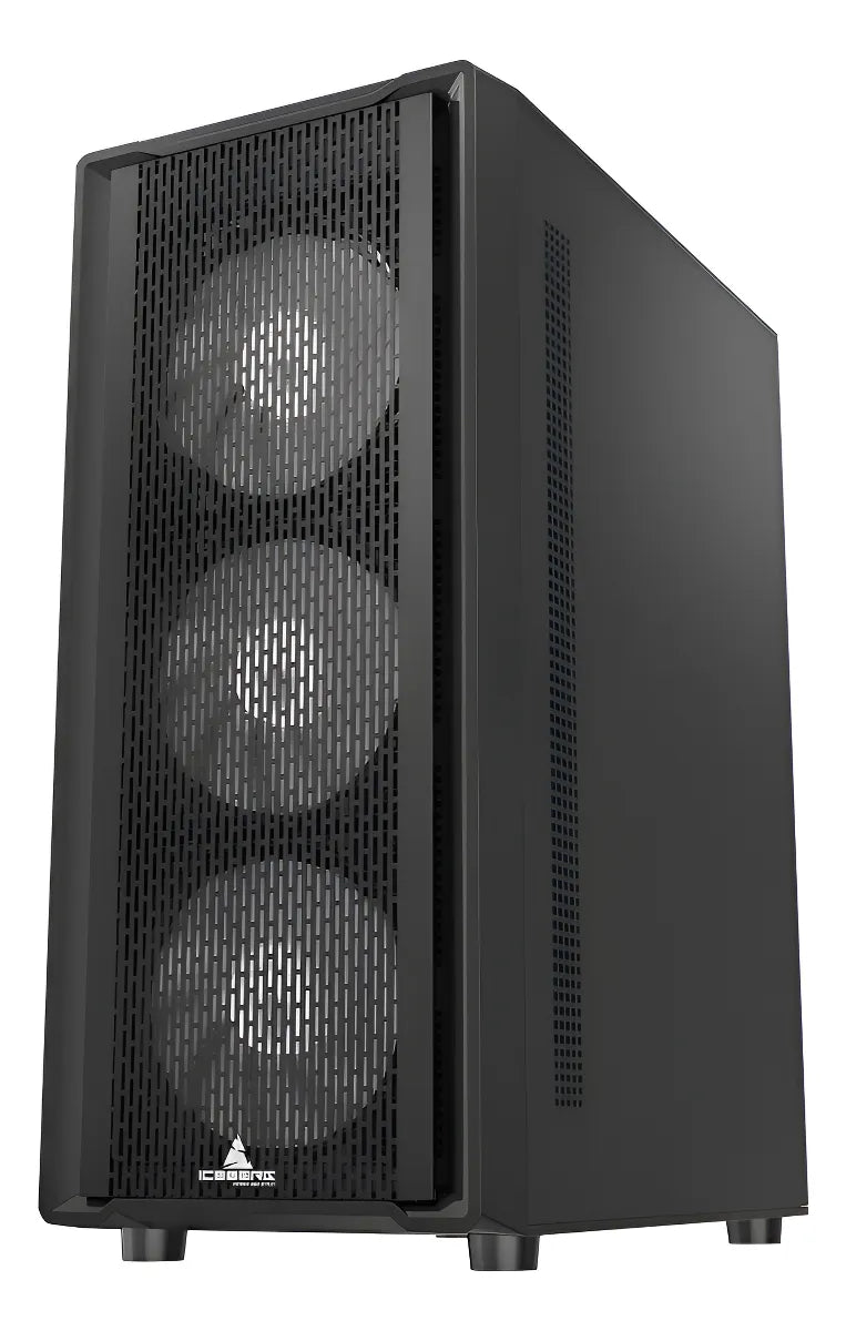 Chasis Gamer Iceberg Flow C Dark Edition X6 Fans Negros Negro