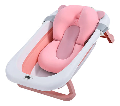 Tina Bañera Plegable Para Bebé Color Rosa Tina Bañera Plegab Tina Bañera Plegable Para Bebé