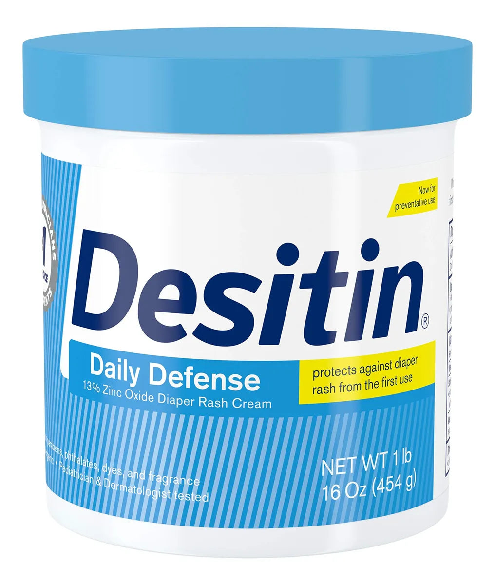 Crema Para La Dermatitis Del Pañal Del Bebe Desitin16 Oz