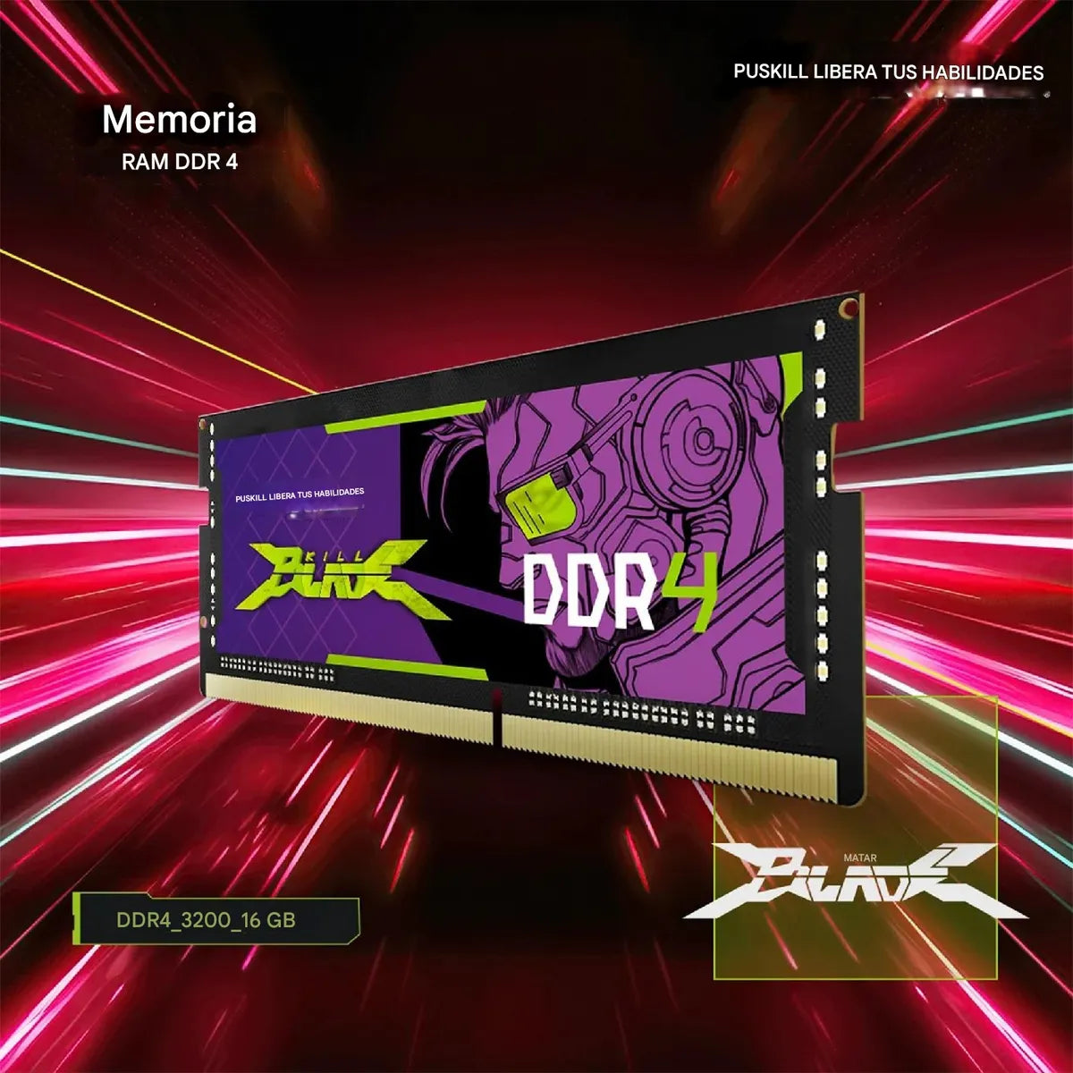 Memoria Ram Ddr4 Portatil 16gb 3200mhz Pc Gamer Laptop Puski