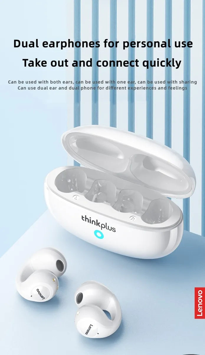 Audífonos Tipo Ear Clip Lenovo Xt83ii Audifonos Para Deporte Negro