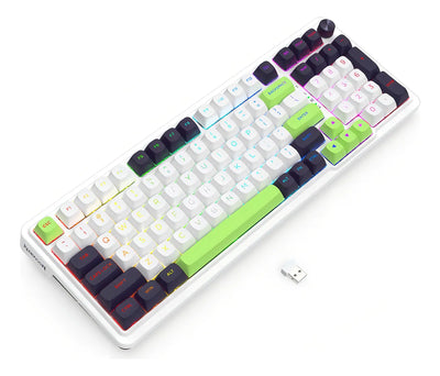 Teclado Redragon Eisa K686wgb-rgb-max Wireless Ingles Verde