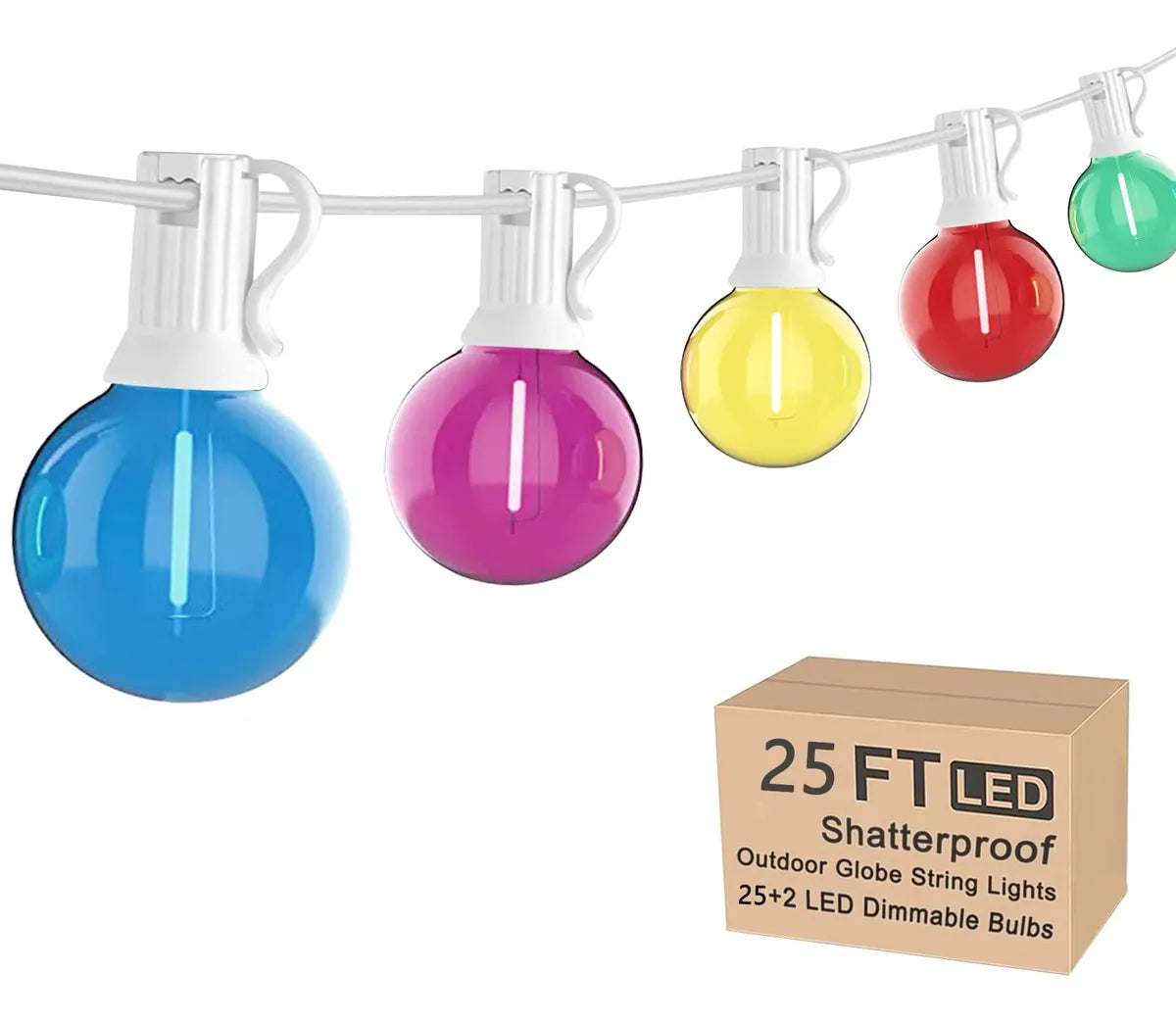 Guirnalda De Luces Led De 25 Pies, Decoraciones Navideñas .
