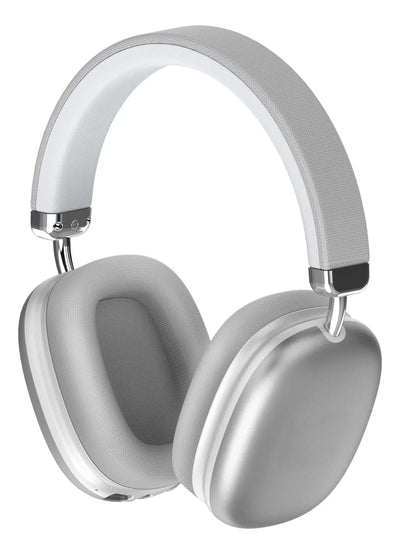 Audífonos Bluetooth Inalámbricos Movisun K20 Diadema Color Plateado