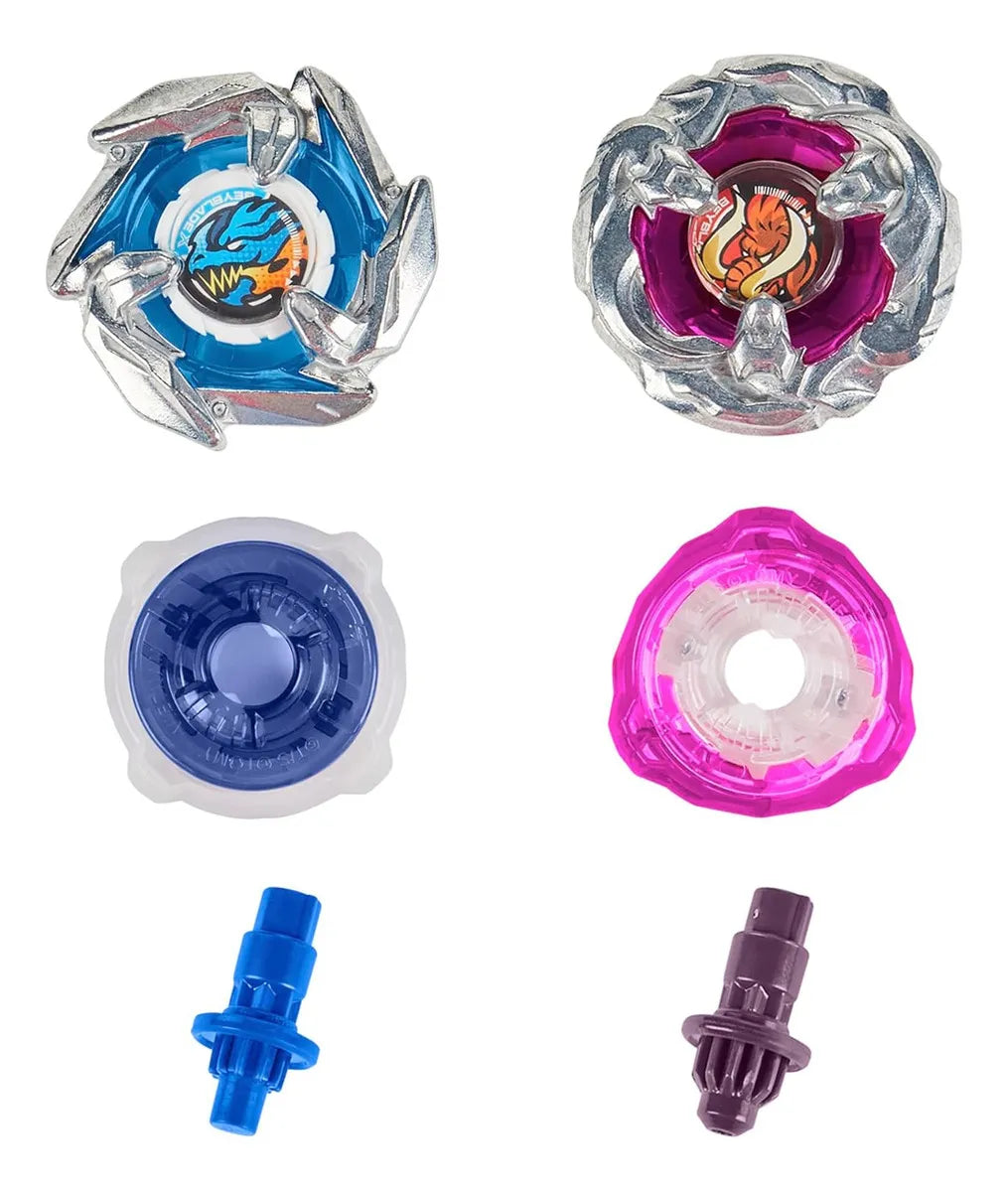 Beyblade X Xtreme Battle Set Con Beystadium Arena Con Riel X Color Negro