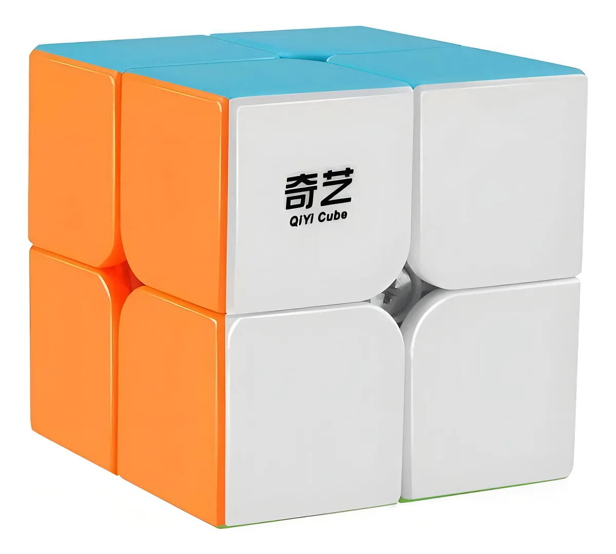 Pack X2 Rubik 2x2-3x3 Qiyi Stickerless Speed Cube