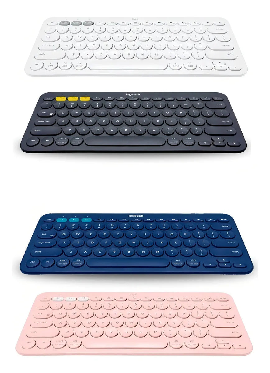 Logitech K380 Teclado Bluetooth Multi dispositivo Rosado Color del teclado Rosa Idioma Español