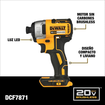 Combo Taladro Perc 1/2+ Atornillador Impacto 20v Dck276d2-b3 - Amarillo