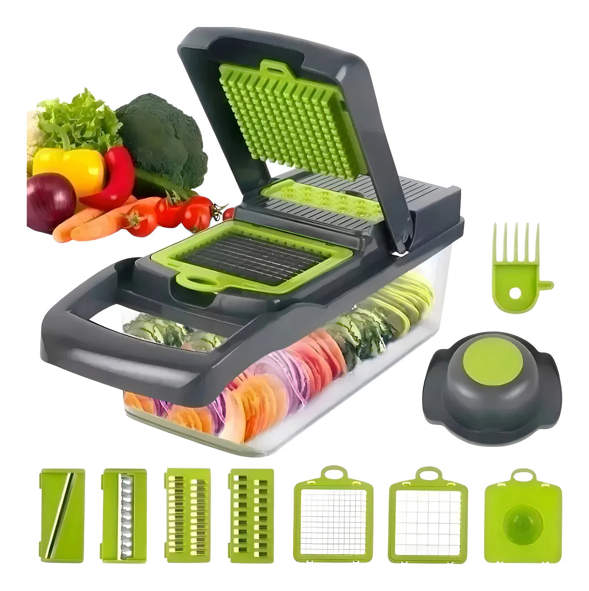 Rebanadora Segura Mandolina De Verduras Comidas Picadora Sli Color