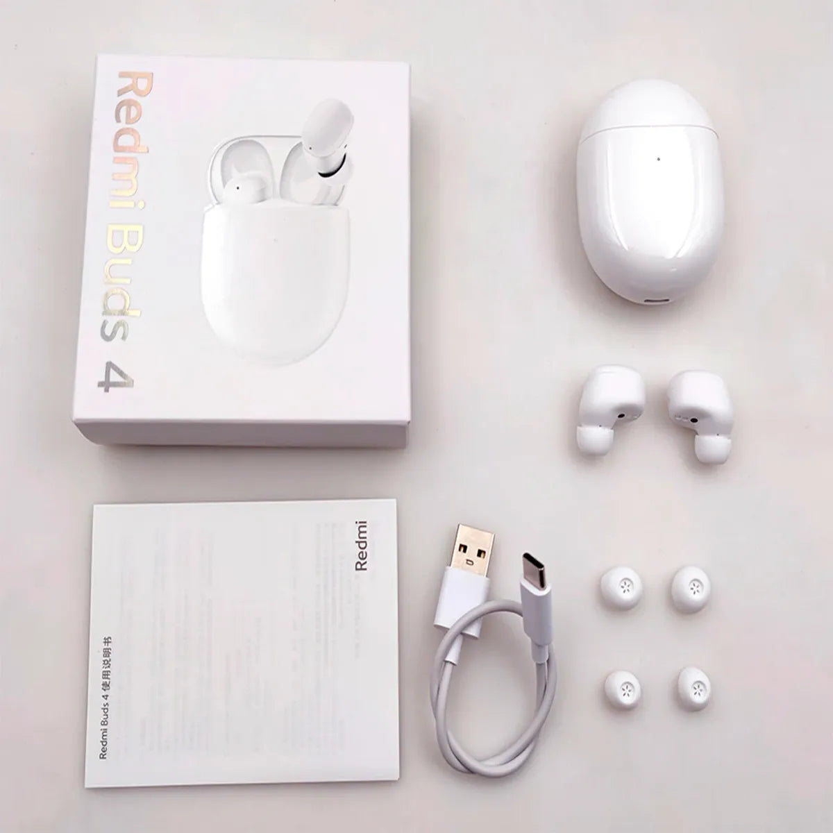 Auriculares in-ear gamer inalámbricos Xiaomi Redmi Buds 4 blanco
