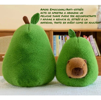 Peluche Chigüiro Capibara Carpincho Muñeco 35 Cm Regalo - Verde Musgo
