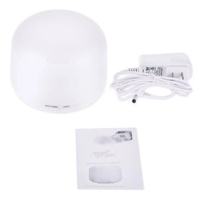 Humidificador Ultrasónico Atomizador Difusor Aroma Led300ml Blanco