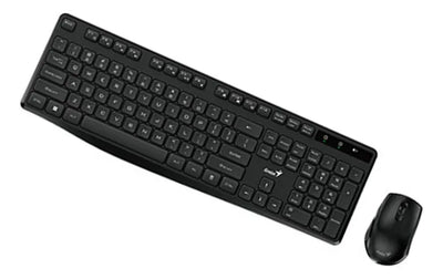 Combo Teclado + Mouse Inalambrico Genius Km-8206s Negro