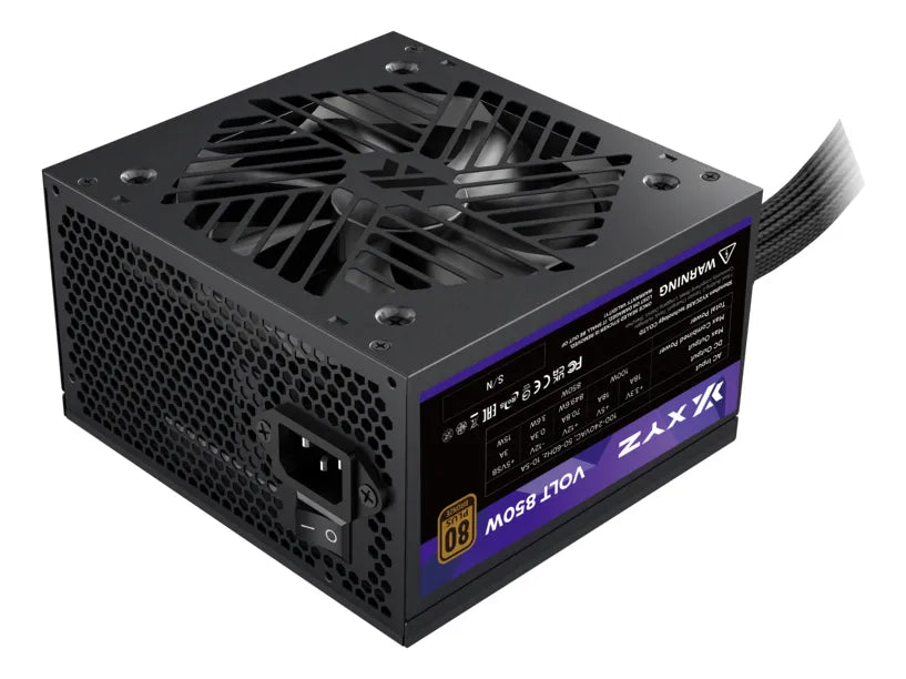 Fuente De Poder Certificada Xyz Volt 850w 80+ Bronce Negro