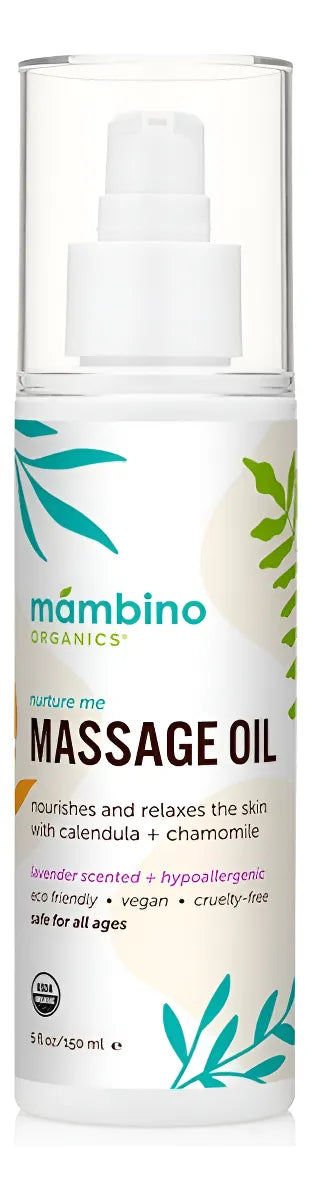 Mambino Organics Aceite De Masaje Para Bebés, Orgánico, N.