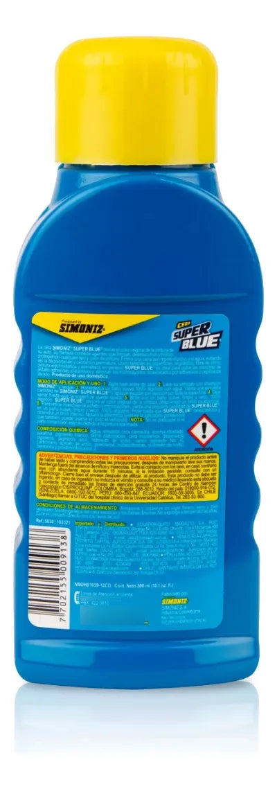Shampoo Brillo Simoniz Siempre Nuevo 500ml Y Cera Superblue