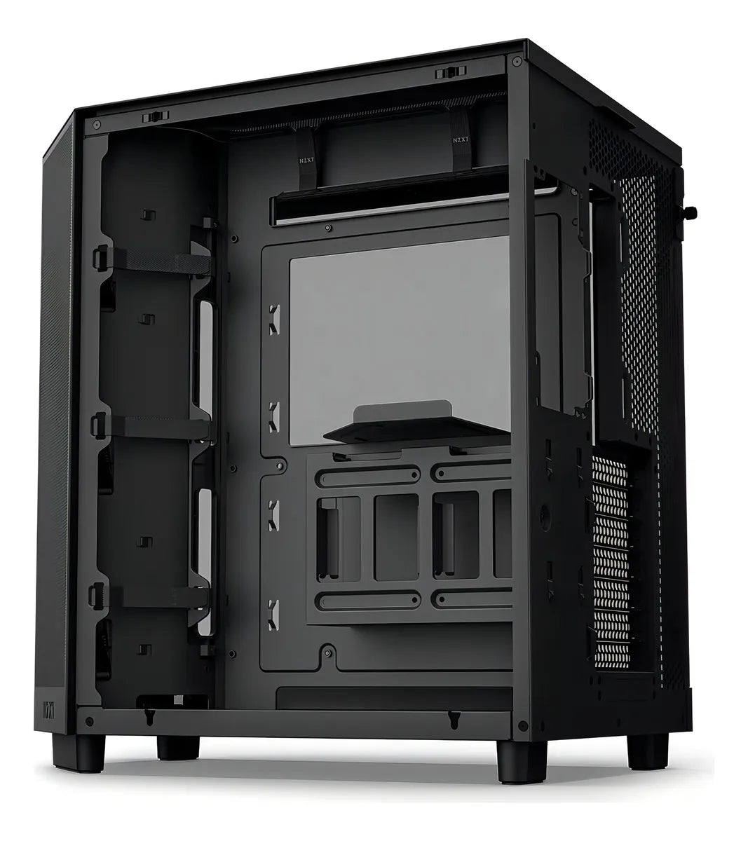 Gabinete Nzxt H6 Flow Rgb Negro Cc-h61fb-r1 3 Fan Rgb Atx