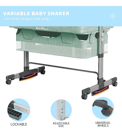 Napfox Moises Para Bebe, Cama Plegable Para Bebe, Cama Porta