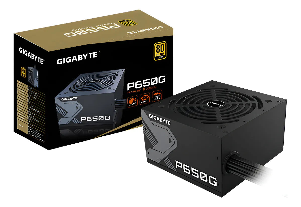 Fuente De Poder Para Pc Gigabyte Gp-p650g 650w Negra Negro