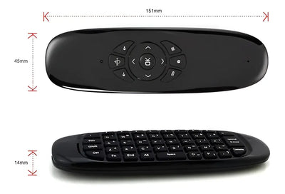 Mini Teclado Inalambrico Air Recargable Gadnic Mouse Color del mouse Negro Color del teclado Negro