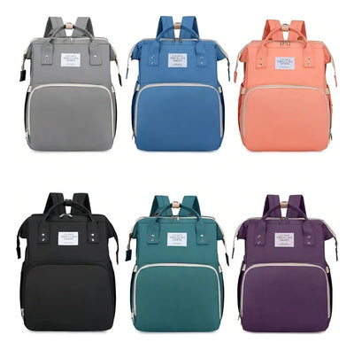 Mochila funcional impermeable gris claro