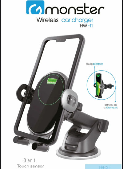 Holder Para Carro Cargador Inalámbrico Igoma Negro