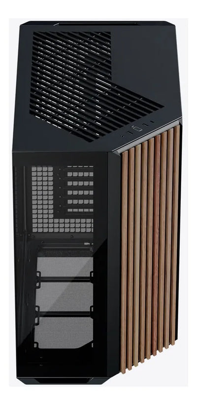 Gabinete Gamer Apnx V1 Negro Wood Maxima Calidad Alta Gama